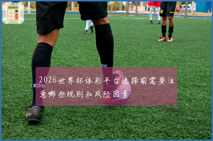 2026世界杯体彩平台选择前需要注意哪些规则和风险因素